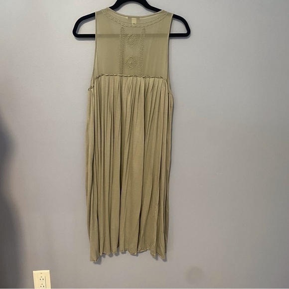 Banana Republic Grey Silk Blend Dress Size XL - Slip style - Picture 4 of 11